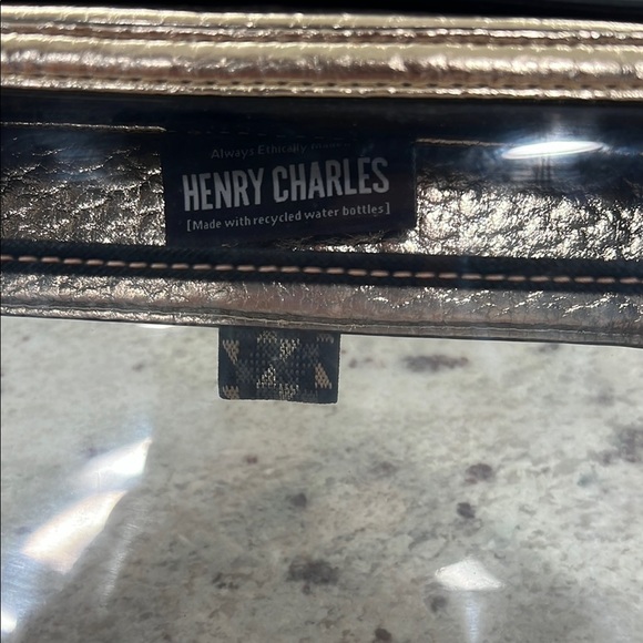 Henry Charles  Gold and Black Clear Isla Convertible Bag - Picture 2 of 7